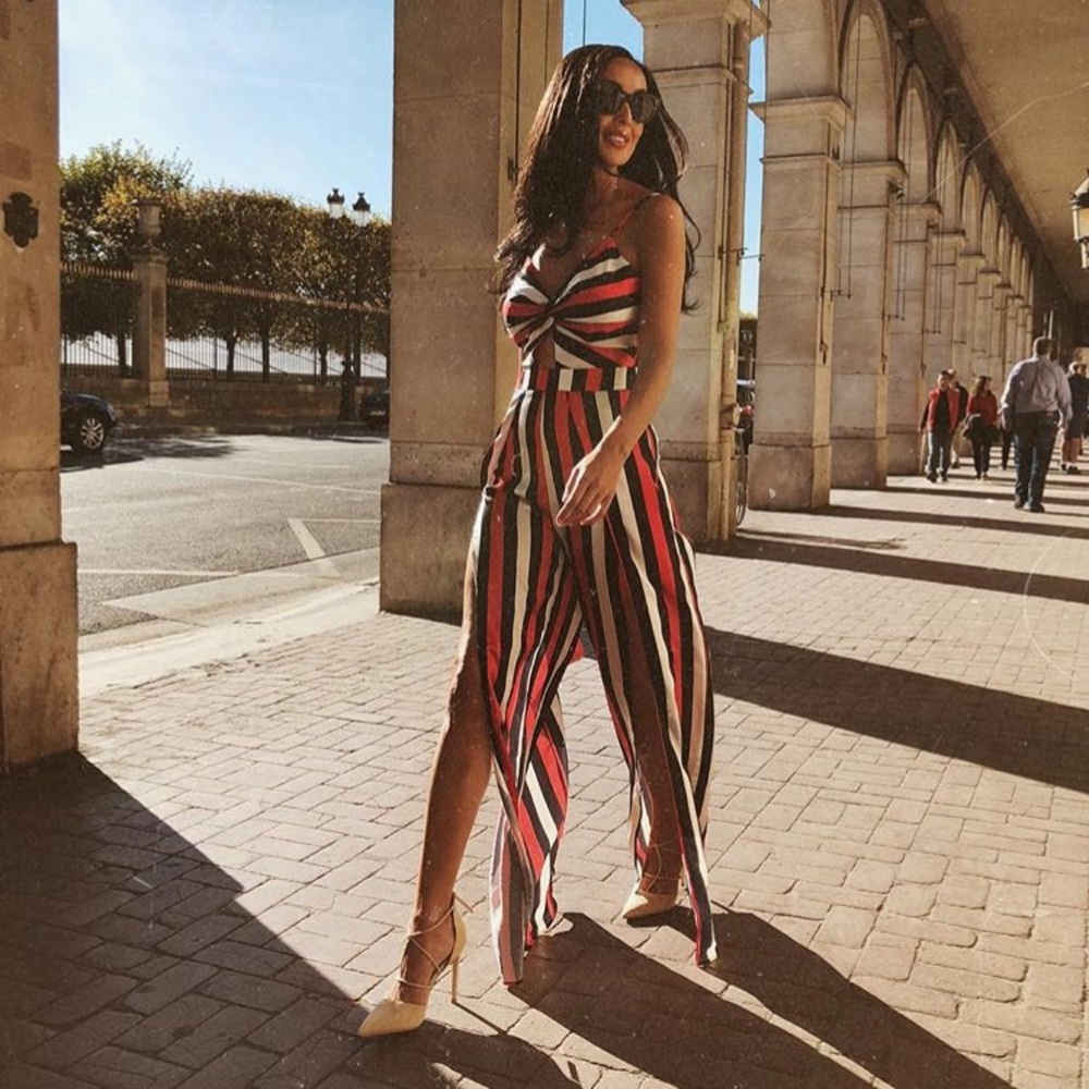FOREVER UNIQUE NOREEN WIDE LEG JUMPSUIT